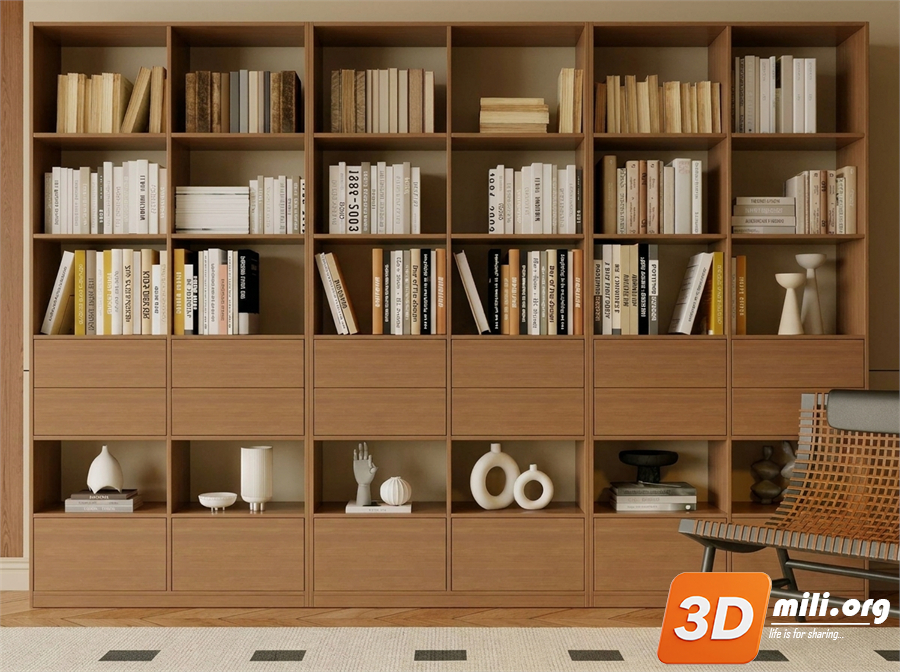 Bookcase Skp Files